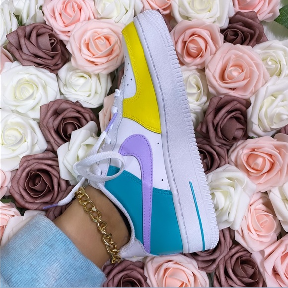 Nike Shoes - Nike Air Force 1s Retro Custom Sneakers